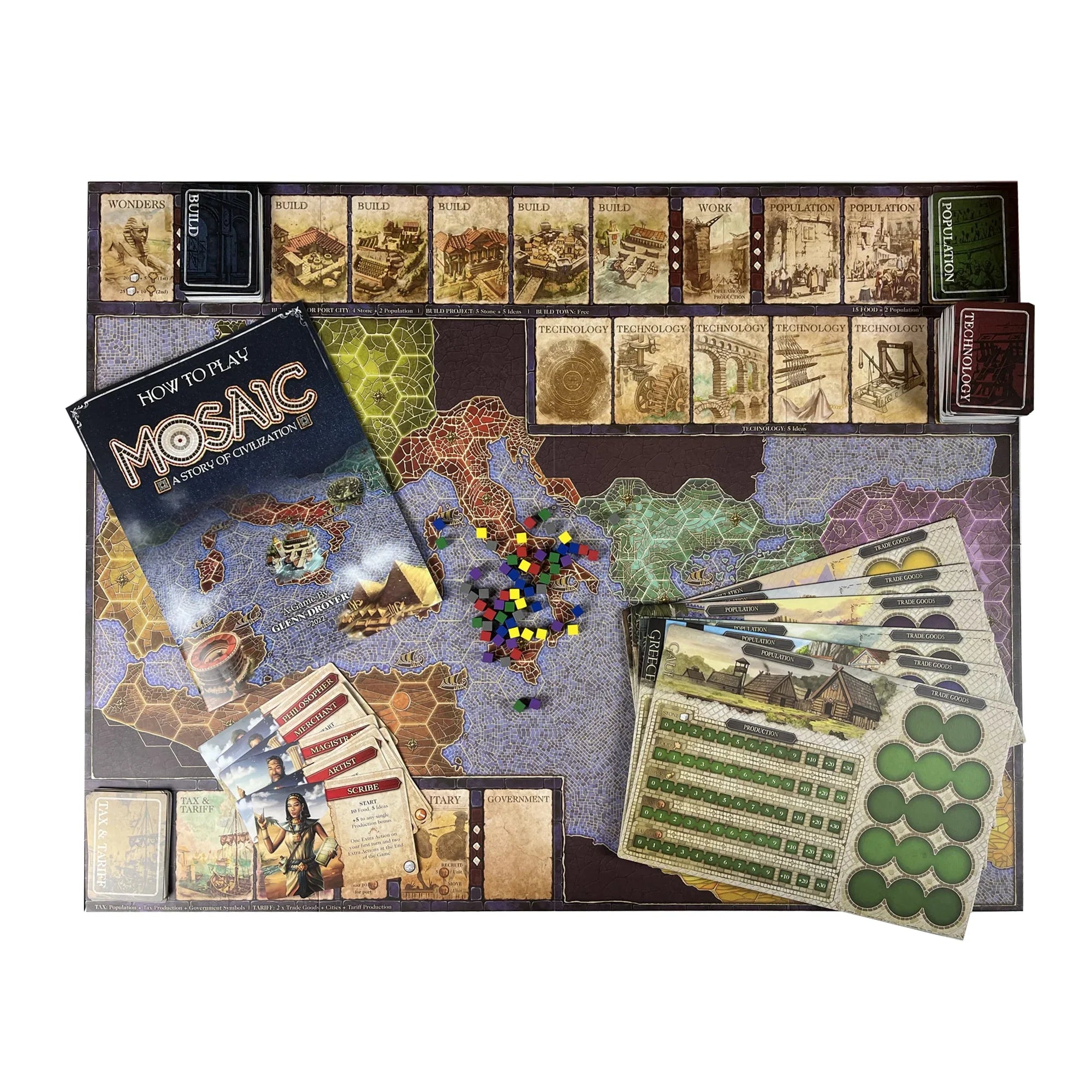 Jeux universitaires - Mosaïque - Histoire de la civilisation