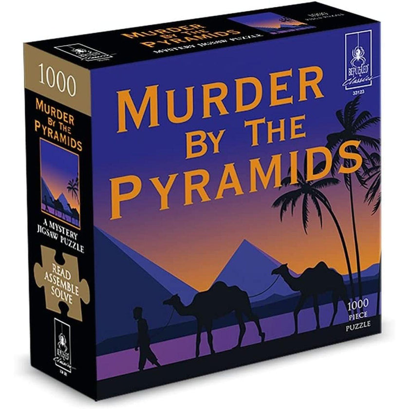University Games - Murder By The Pyramids - Classic Mystery Jigsaw Puzzle (1000-Piece Puzzle)