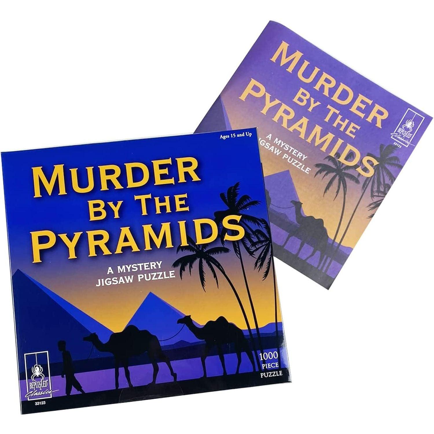 University Games - Murder By The Pyramids - Classic Mystery Jigsaw Puzzle (1000-Piece Puzzle)