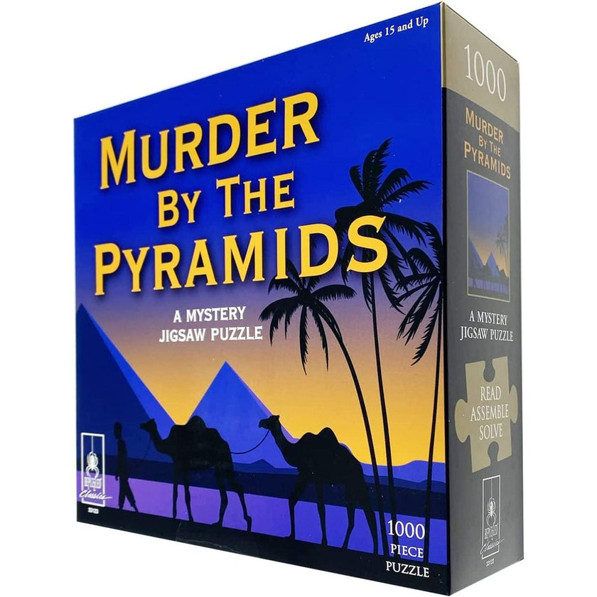 University Games - Murder By The Pyramids - Classic Mystery Jigsaw Puzzle (1000-Piece Puzzle)
