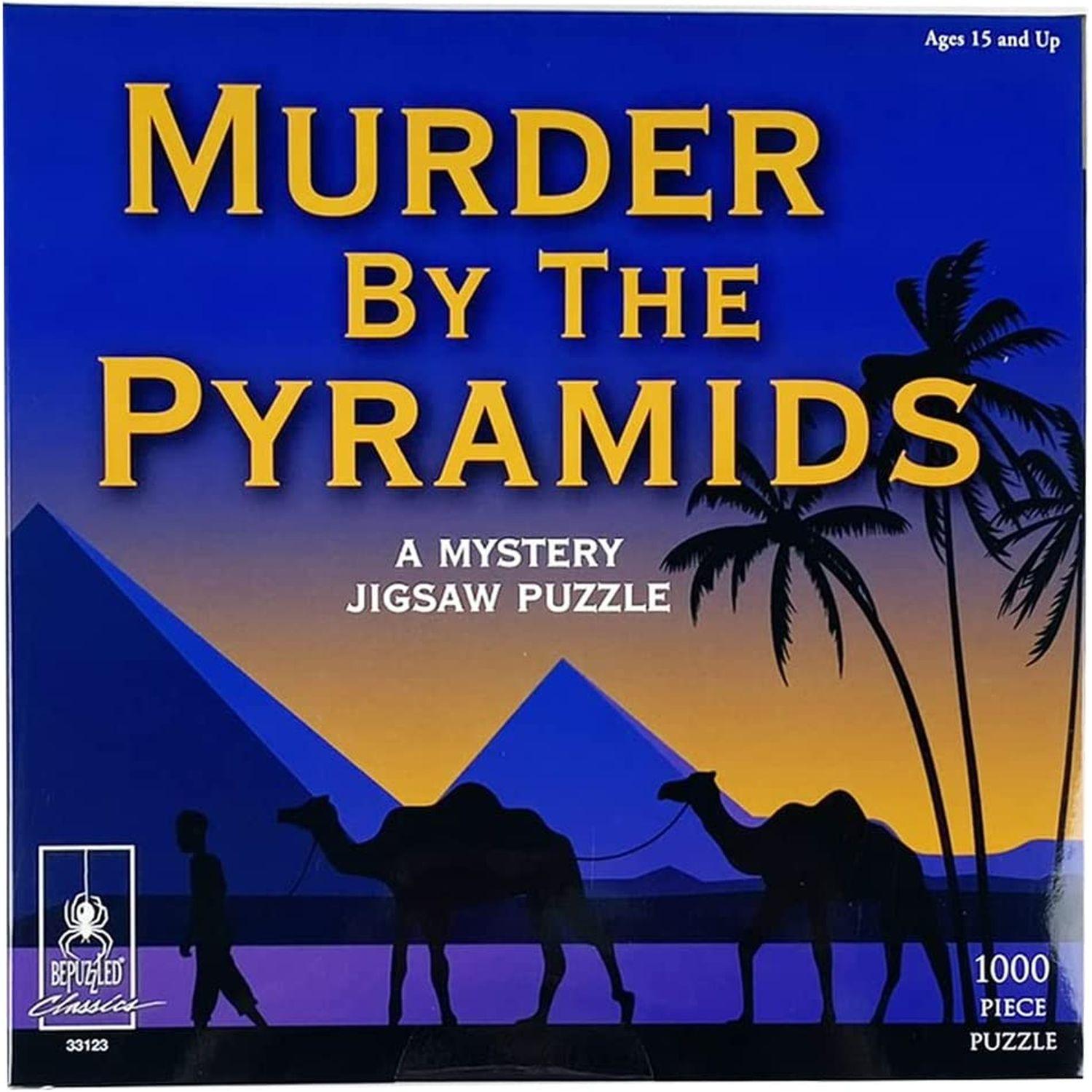 University Games - Murder By The Pyramids - Classic Mystery Jigsaw Puzzle (1000-Piece Puzzle)