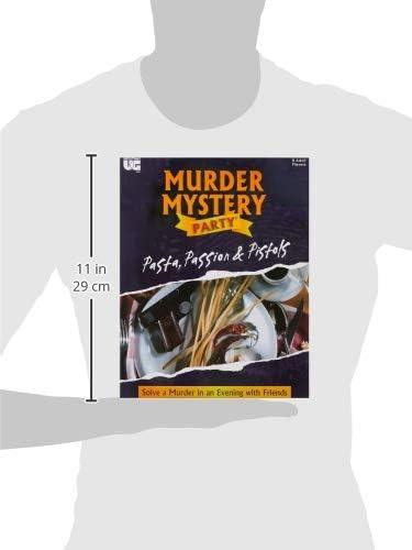University Games - Murder Mystery - Pasta, Passion And Pistols