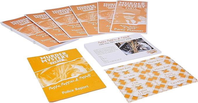 University Games - Murder Mystery - Pasta, Passion And Pistols
