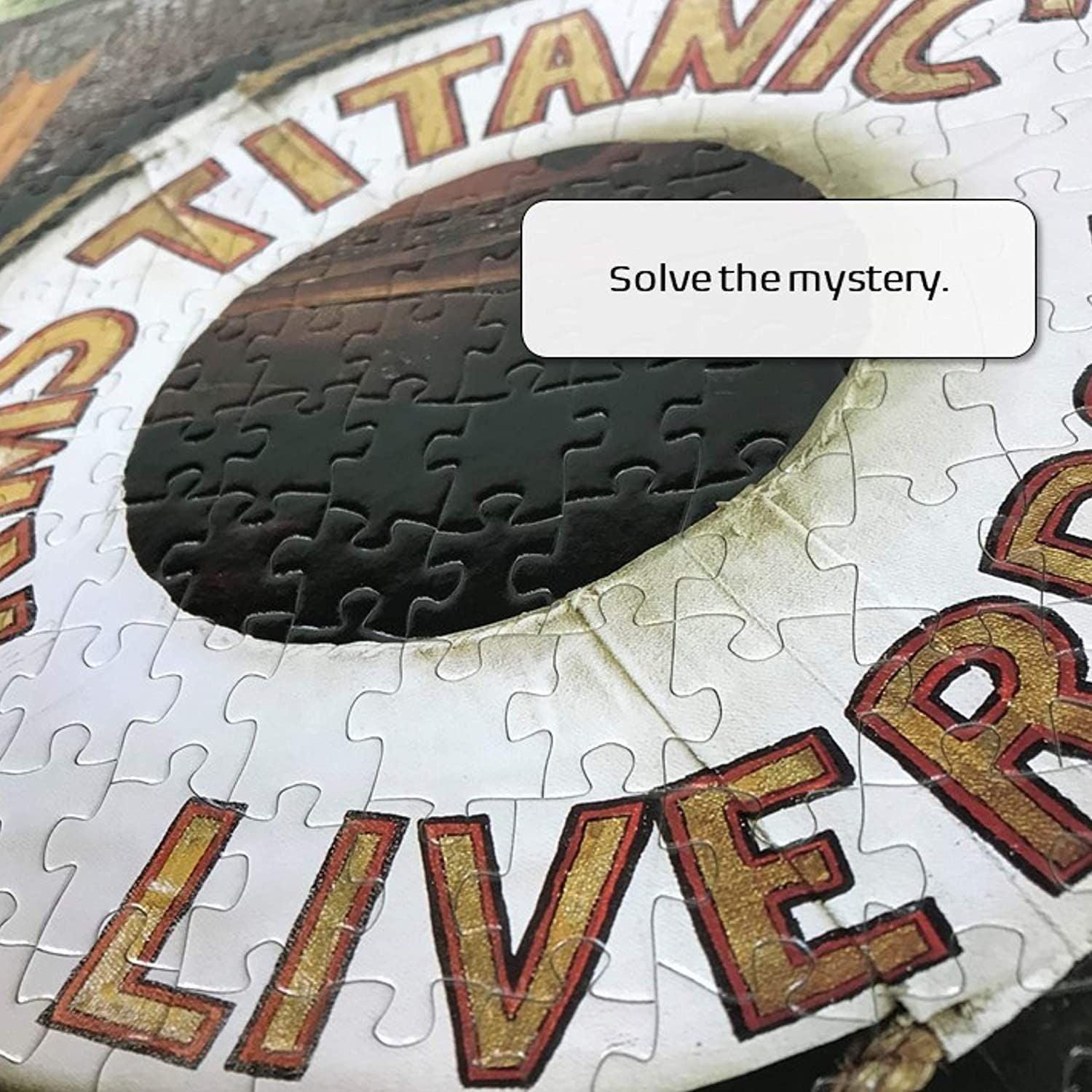 University Games - Meurtre à bord du Titanic - Puzzle Classique Mystère (1000 pièces)