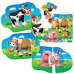 University Games - My First Puzzle Sets - 4-in-A-Box Puzzles - Farm