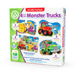 University Games - My First Puzzle Sets - 4-in-A-Box Puzzles - Monster Trucks