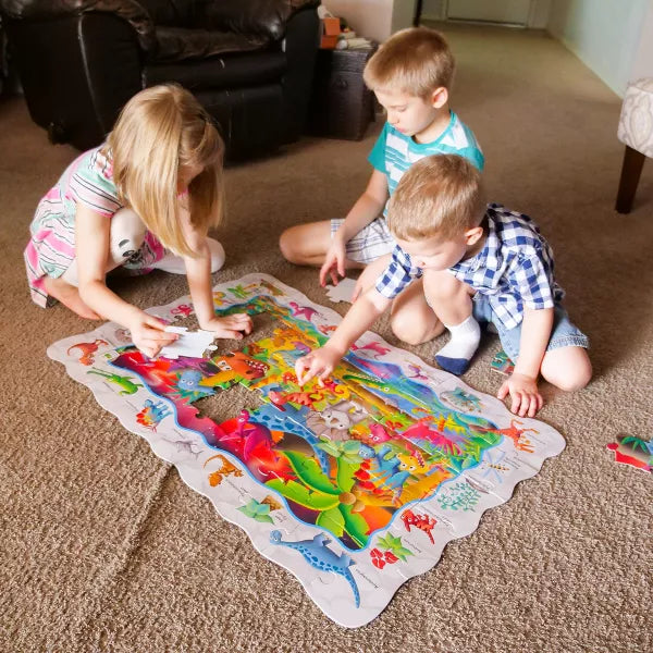University Games - Puzzle Doubles - Find It! Dinosaurs