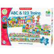 University Games - Puzzle Doubles - Giant Abc & 123 Train Floor Puzzles