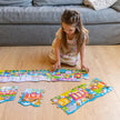 University Games - Puzzle Doubles - Giant Abc & 123 Train Floor Puzzles