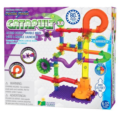 University Games - Techno Gears Marble Mania - Catapult - 80 pièces