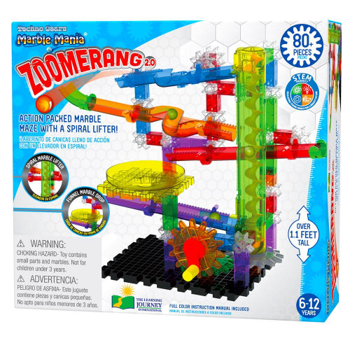 University Games - Techno Gears Marble Mania - Zoomerang - 80Pcs