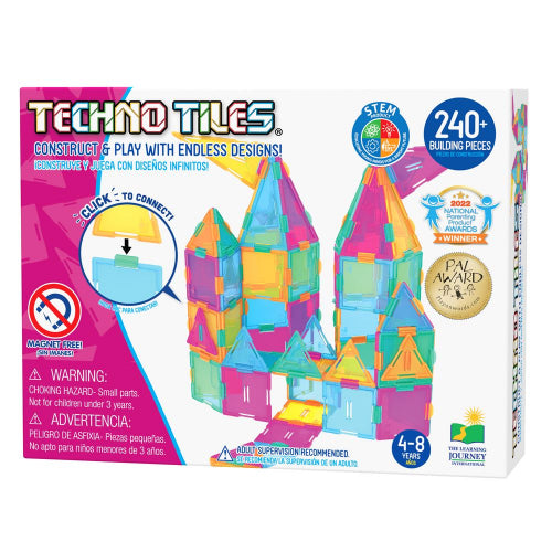 University Games - Techno Tiles - Pastel Edition - 240Pcs