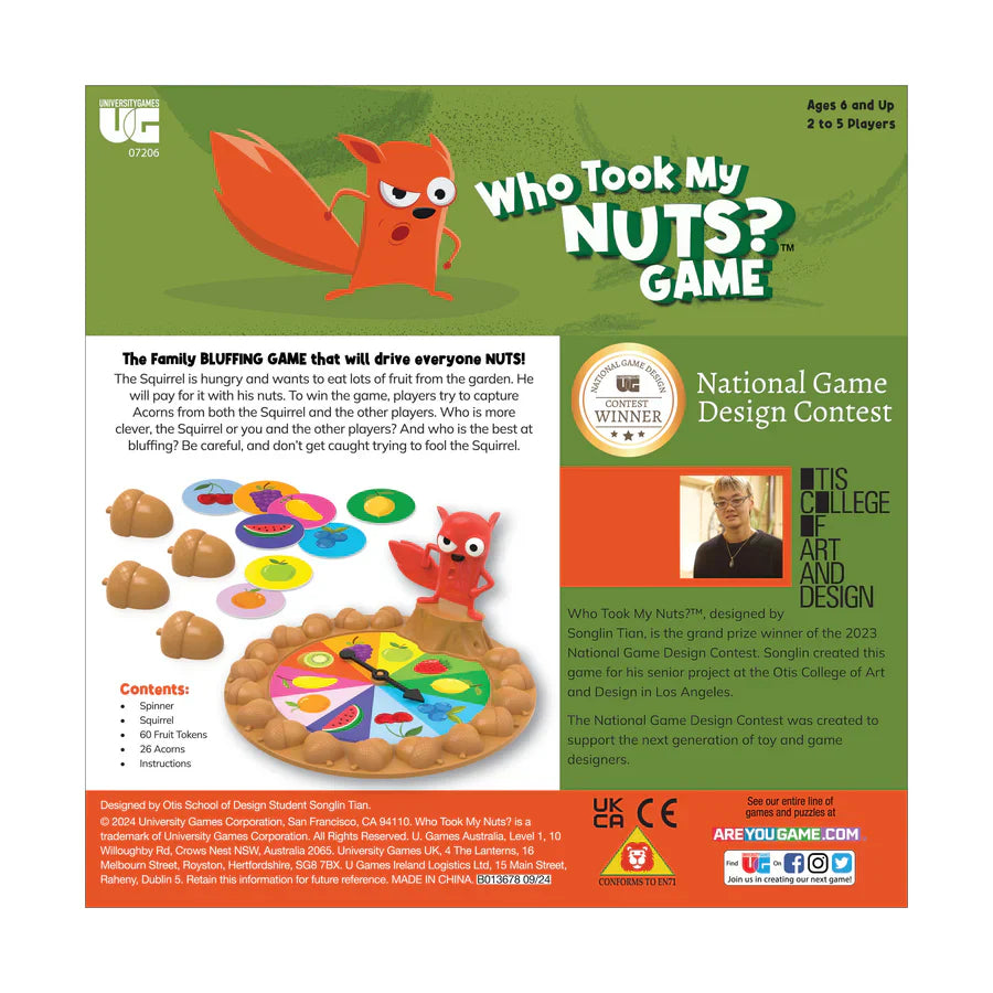 University Games - WHO TOOK MY NUTS? GAME