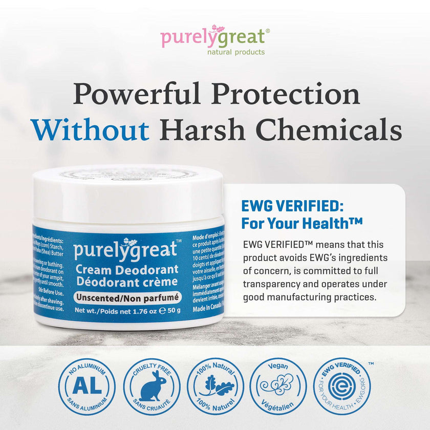 Unscented Cream Deodorant