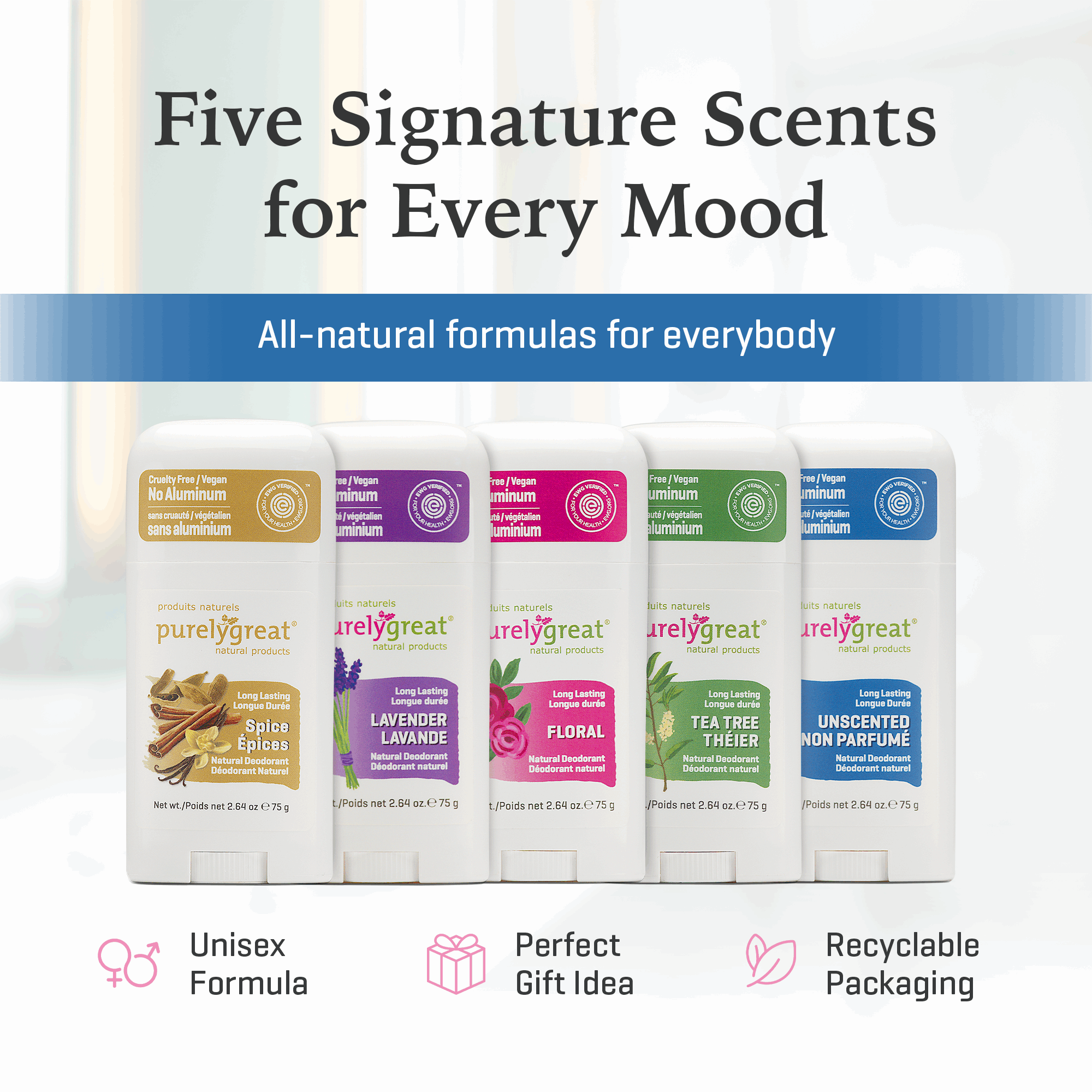 Unscented Stick Deodorant