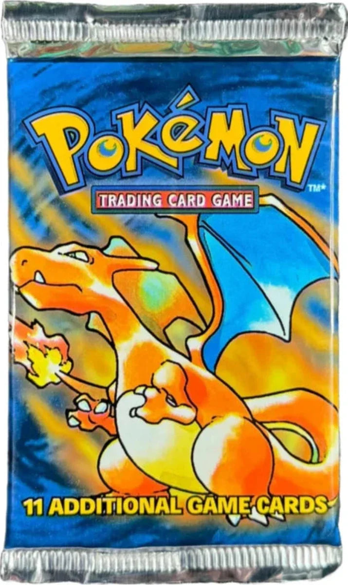 Pokémon TCG - Original - Unlimited Base Set (Charizard) - Booster Pack (Light Pack)