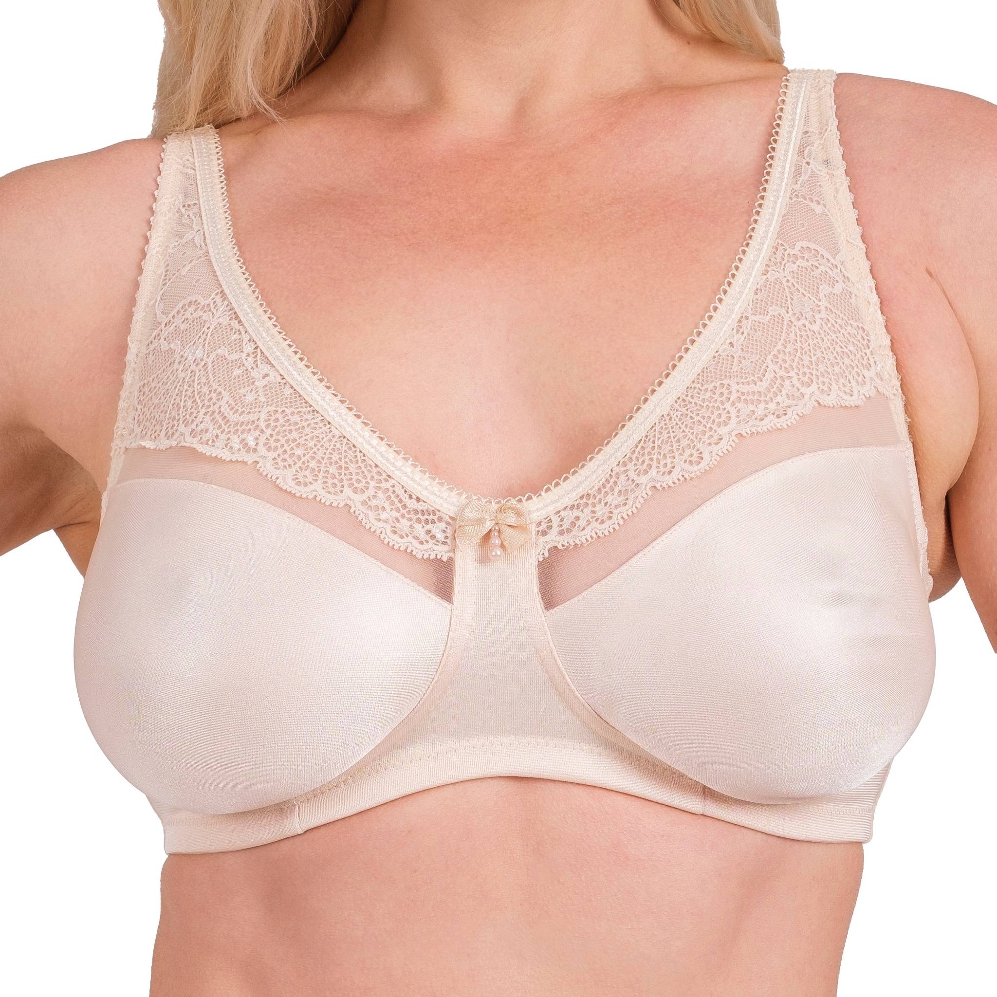 Wireless Full-Coverage Lace Bra