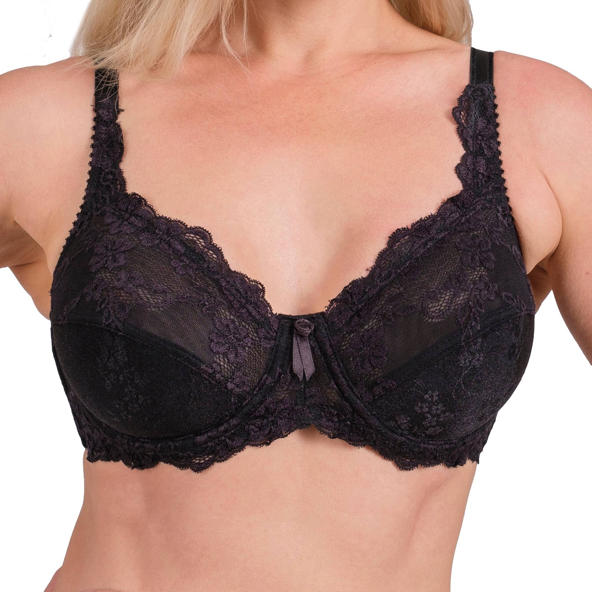 Lace Full-Coverage Underwire Bra