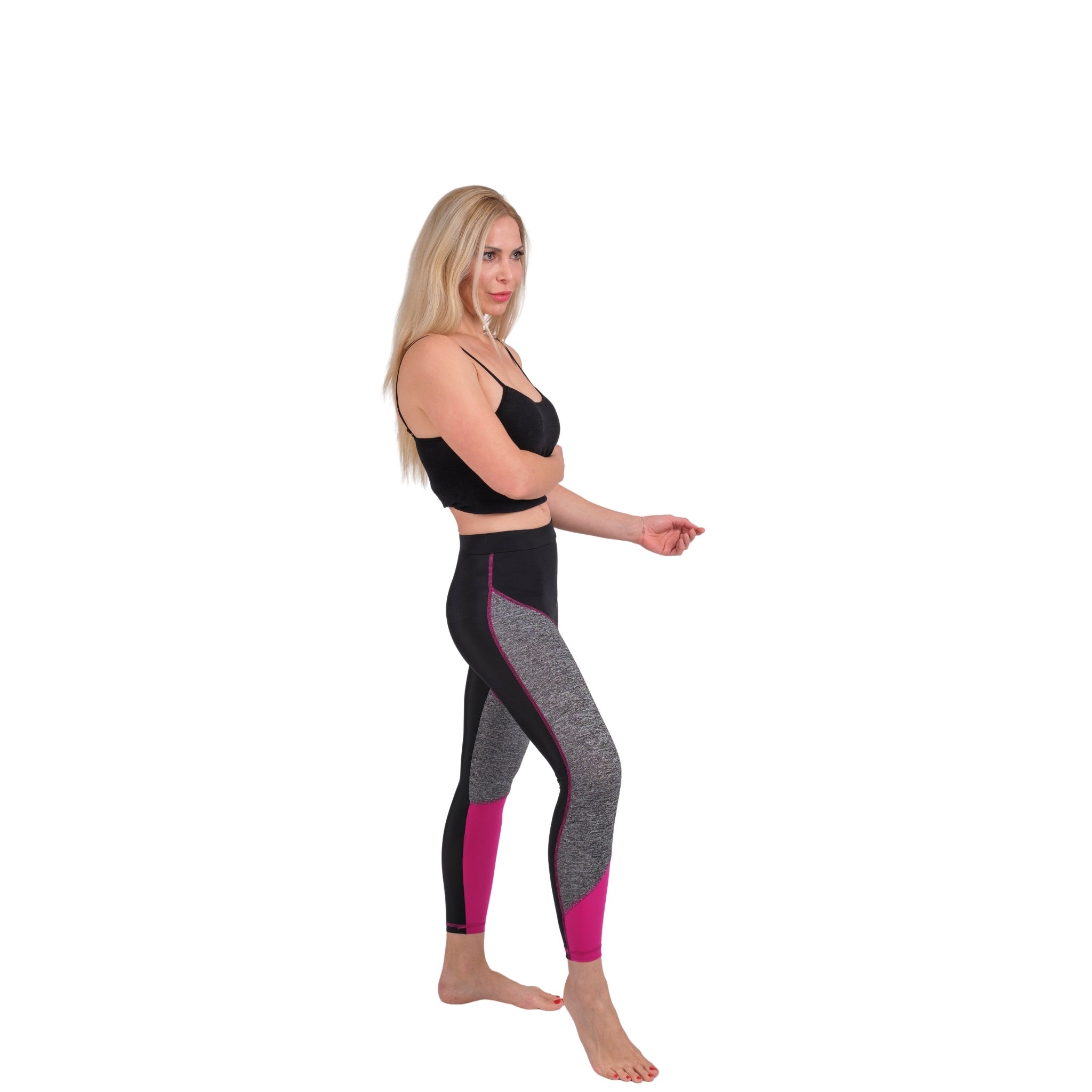 TriTone High-Waist Yoga Leggings