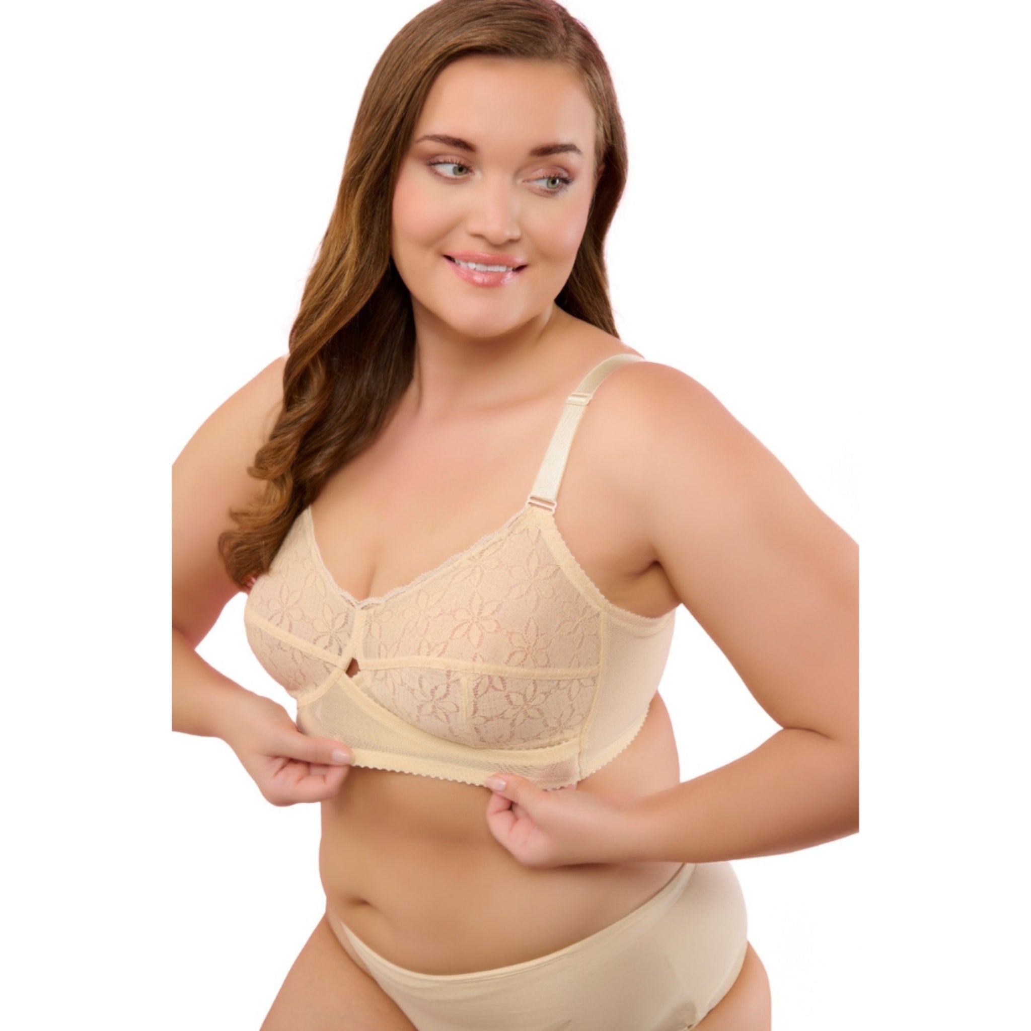 Full-Coverage Lace Bra