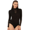 Women’s High Neck Lace Bodysuit