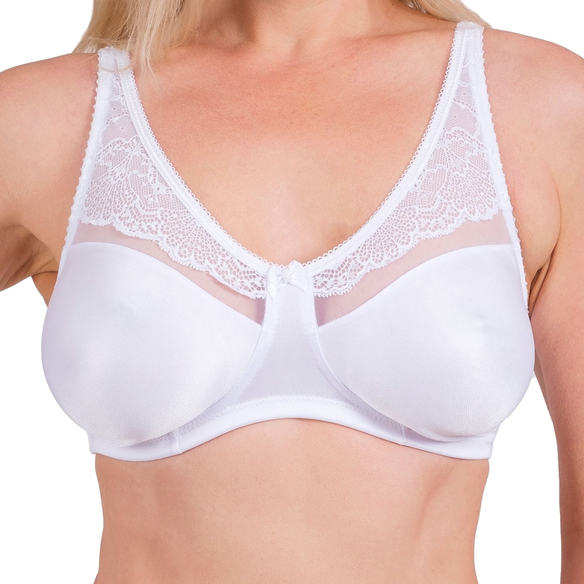 Wireless Full-Coverage Lace Bra