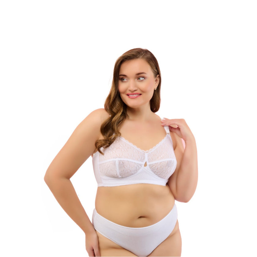 Full-Coverage Lace Bra