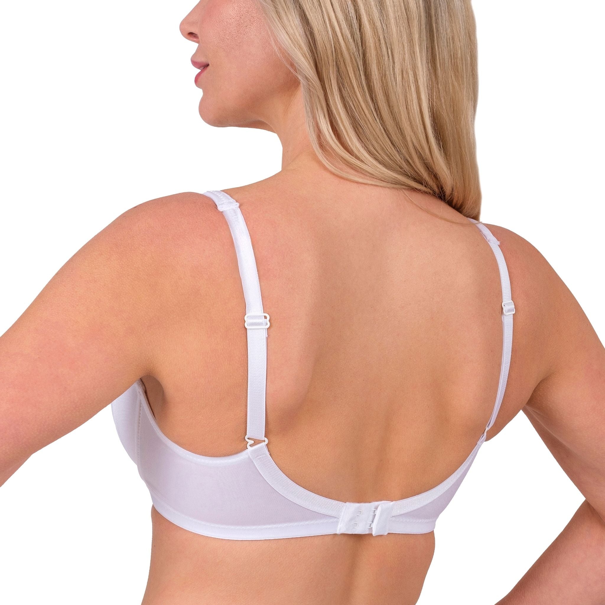 Lace-Trim Full-Coverage Underwire Bra