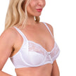 Lace-Trim Full-Coverage Underwire Bra