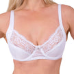Lace-Trim Full-Coverage Underwire Bra