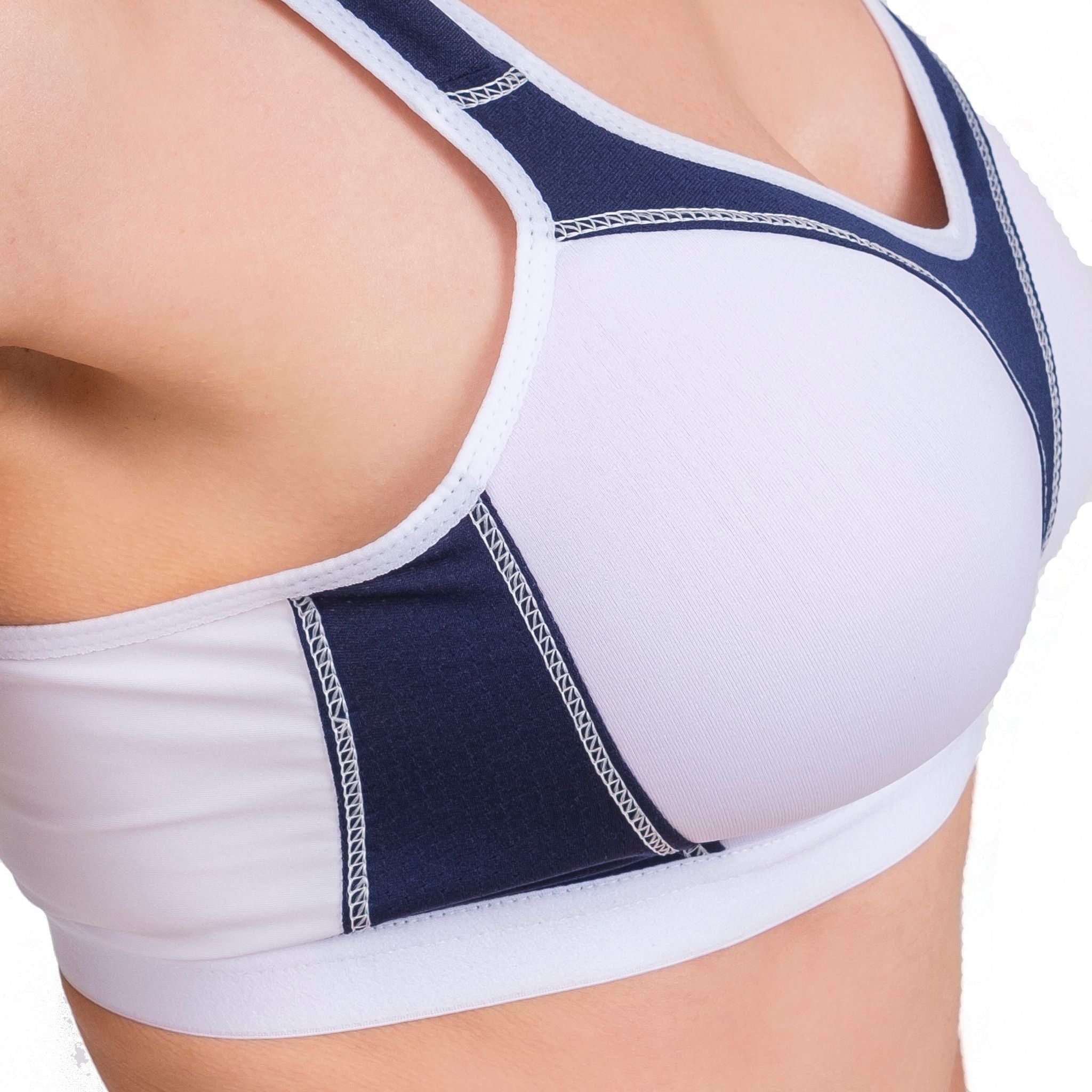 High-Impact Sports Bra with Breathable Mesh