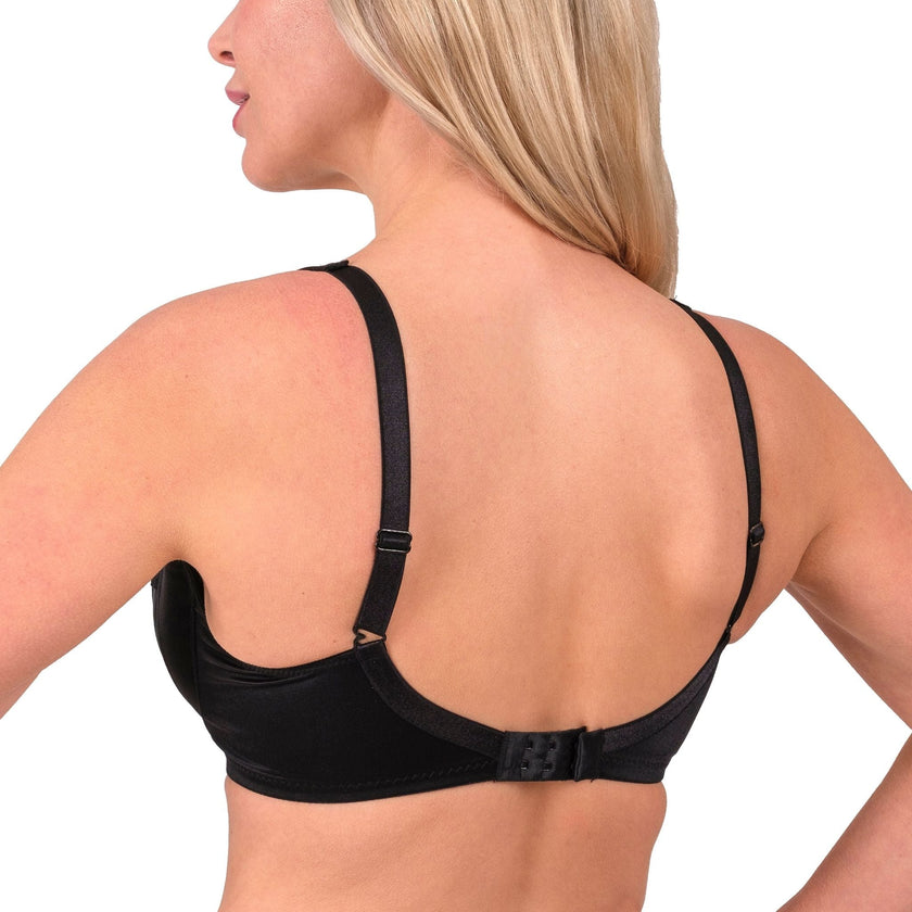 Lace-Trim Full-Coverage Underwire Bra