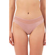 7-Pack Women’s Cotton Bikini Panties with Mesh Waist