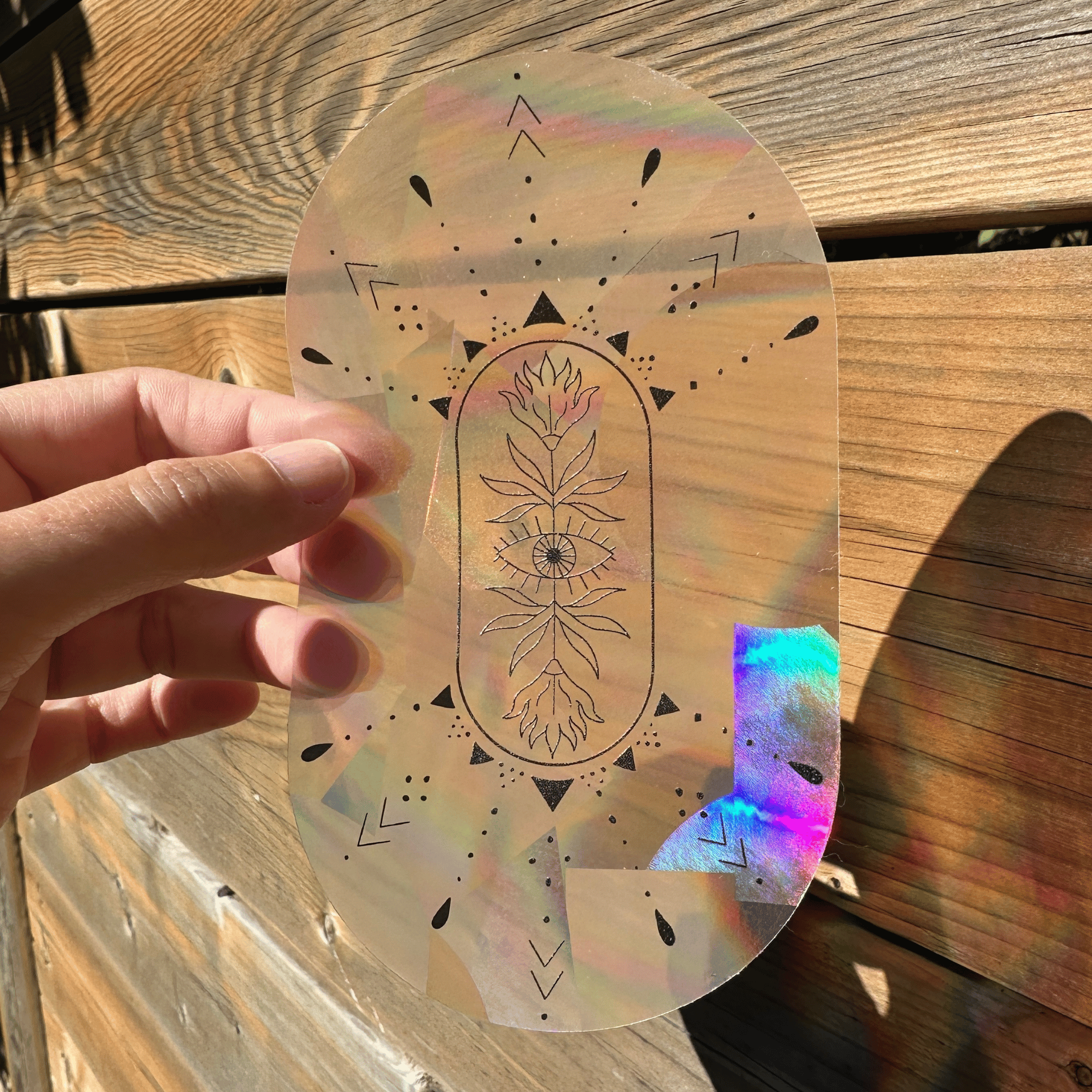Clairvoyant Suncatcher Sticker