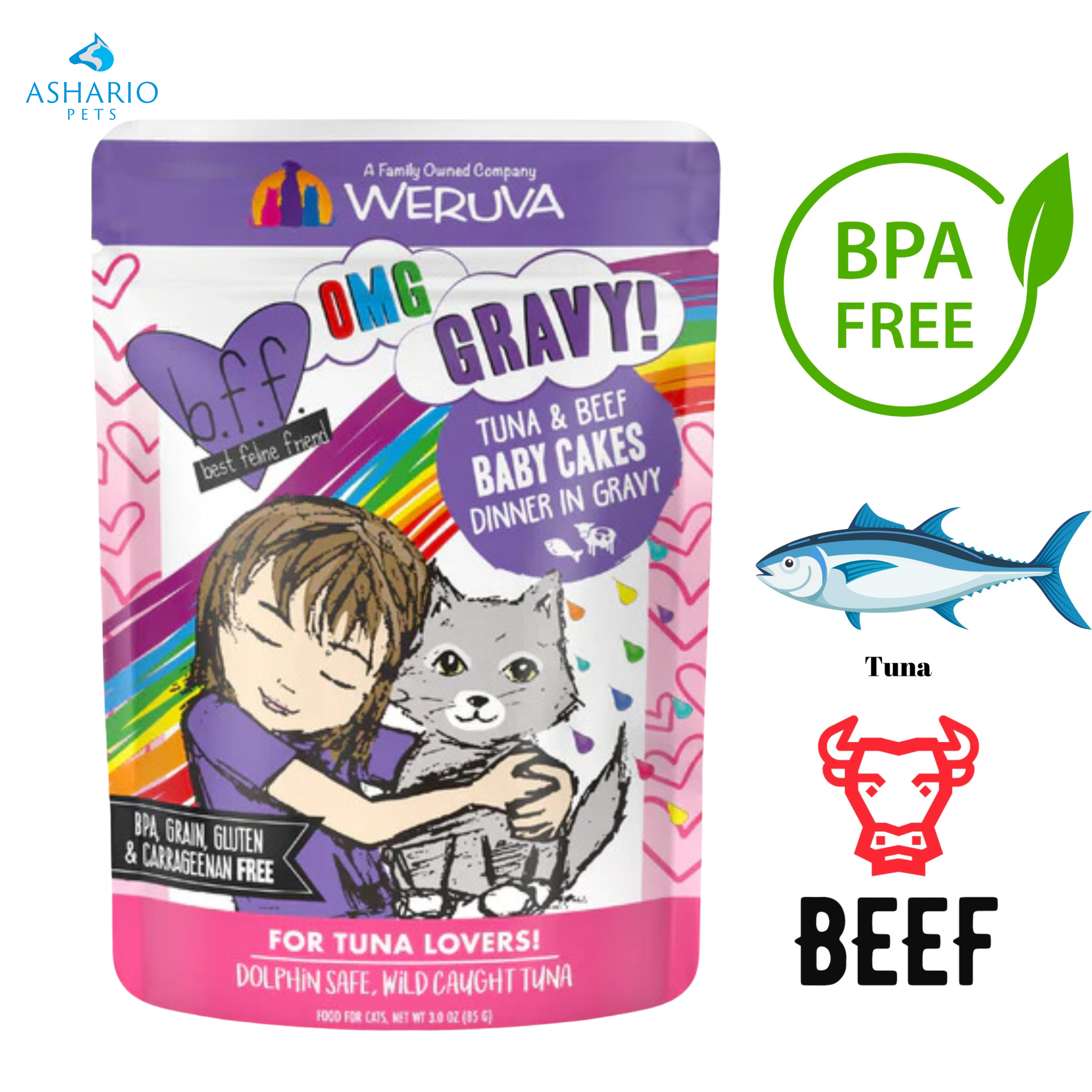 Weruva - BFF Baby Cakes Wet Cat Food Pouch