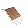 Customizable Marble and Acacia Wood Cutting Board