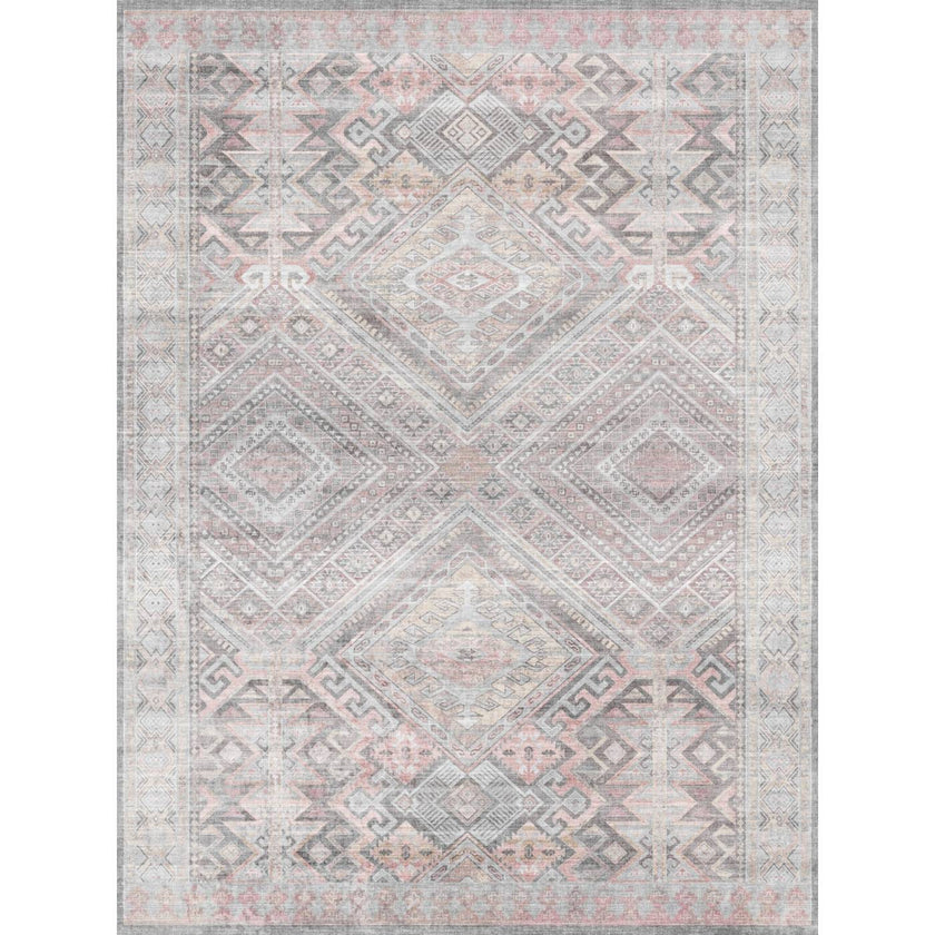 Alexa Silver Pink Purple Rug