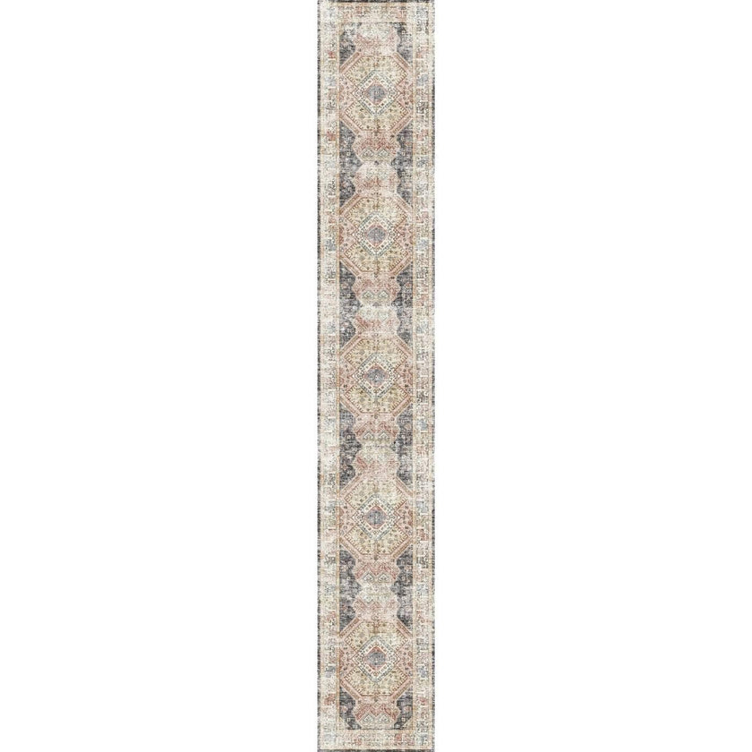 Caspara Orange Black Coral Rug