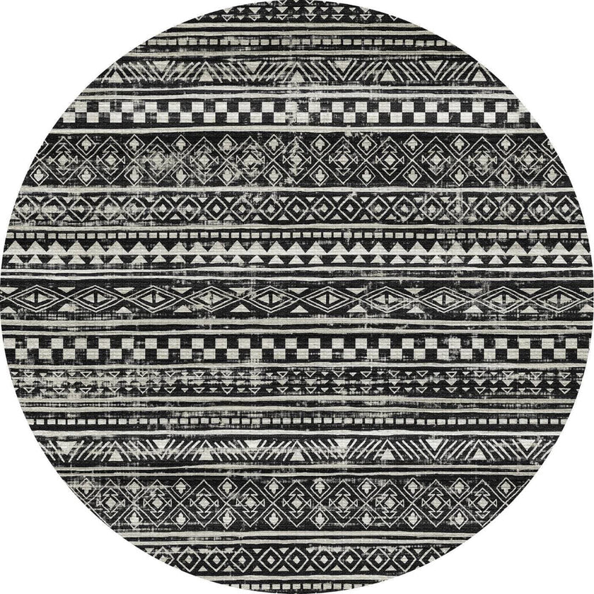 Nadine Black & White Rug