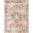 Riverra Terracotta Black Rug