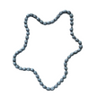 Fabric Wrapped Ball Necklace