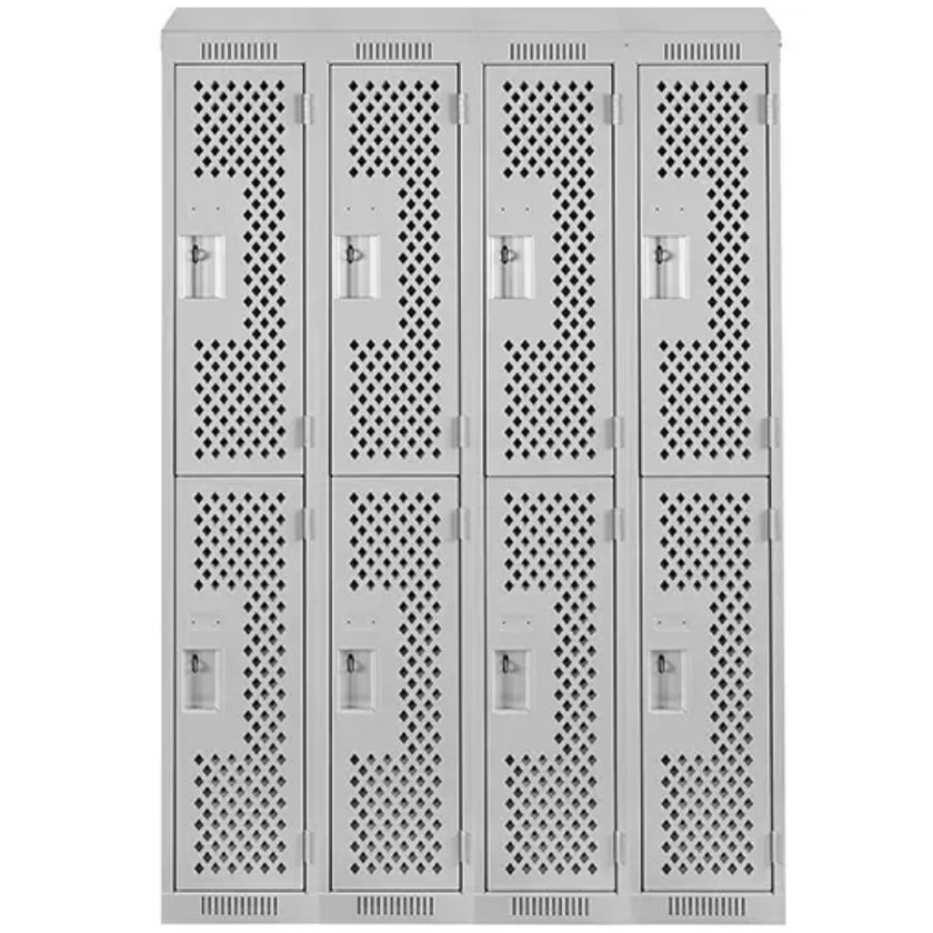 Clean Line™ Lockers, 2 -tier, Bank of 4, 48