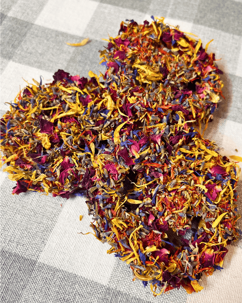 Luffa aux fleurs de baies
