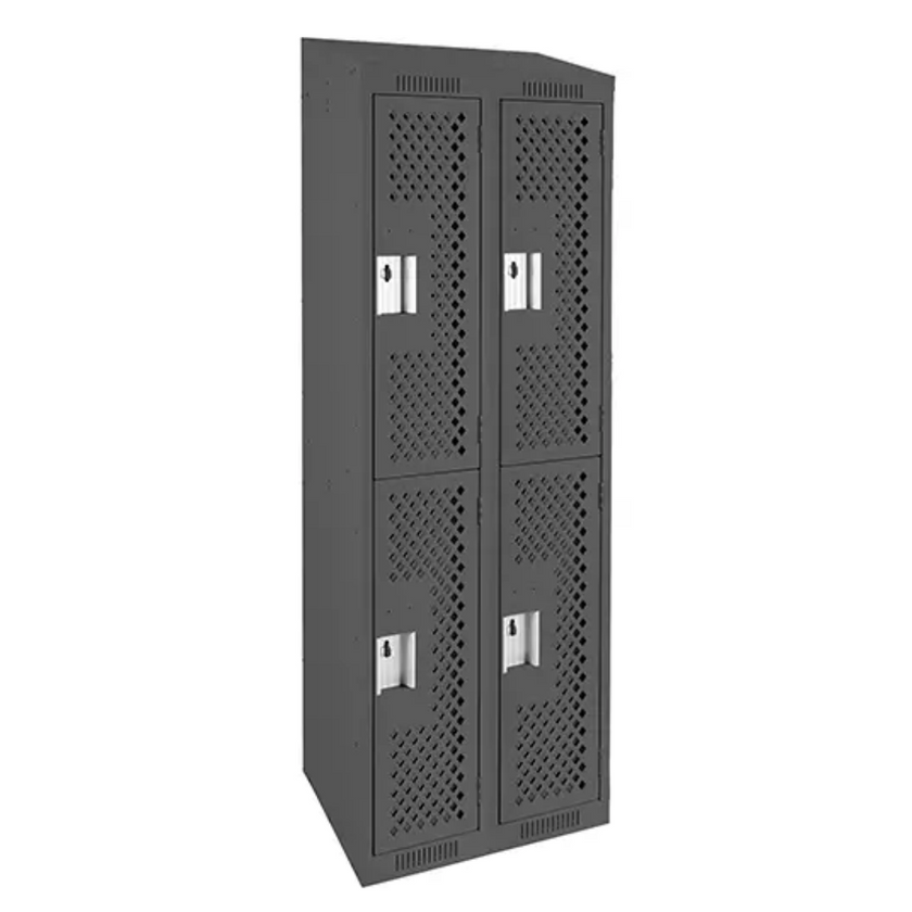 Clean Line™ Lockers, 2 -tier, Bank of 2, 24
