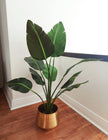 Boho Artificial Bird Of Paradise Potted Plant 43''