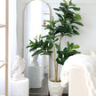 Fafa Artificial Fiddle Leaf Potted Plant (Multiple Sizes)