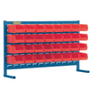 Louvered Rack with Bins, 32 Bins, 36