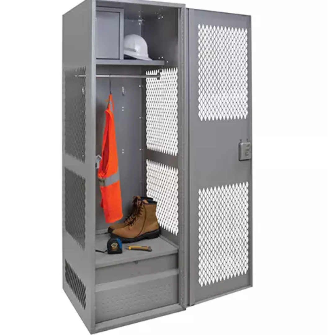 Gear Locker with Door, Steel, 24