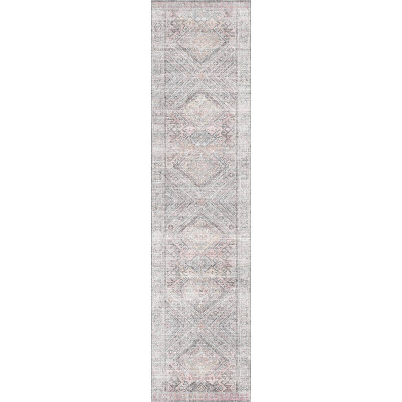 Alexa Silver Pink Purple Rug