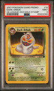 PSA 9 2001 POKEMON GAME PROMO | HONG KONG LEAGUE W/WIZARDS GOLD STAMP#19 DARK ARBOK